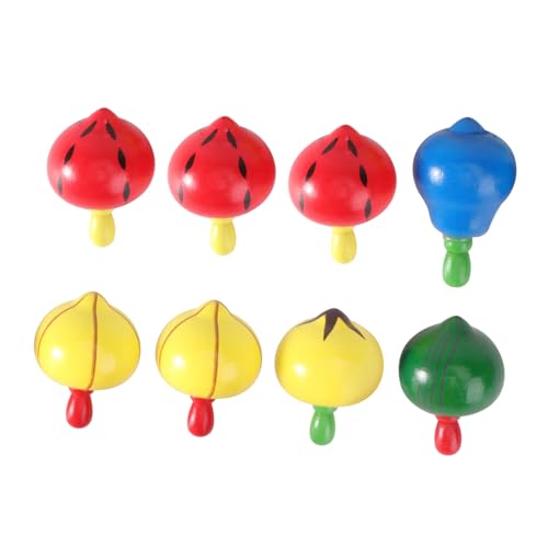 Gatuida 8 Stück Teiliges Holzkreisel für Bunte Holzspielzeuge Hand Auge Koordination Langlebig und Sicher für Motorisches Training und Kreative Spielförderung Gatuida 8 Stück Teiliges Holzkreisel für Bunte Holzspielzeuge Hand Auge Koordination Langlebig und Sicher für Motorisches Training und Kreative Spielförderung von Gatuida