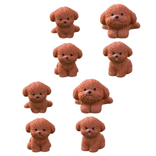 Gatuida 8 Stück Teiliges Mini Hunde Figuren Realistische Miniatur Hundestatuen aus Harz für Kreative Tischdekoration und Gartenlandschaften für DIY Szenen und Gatuida 8 Stück Teiliges Mini Hunde Figuren Realistische Miniatur Hundestatuen aus Harz für Kreative Tischdekoration und Gartenlandschaften für DIY Szenen und von Gatuida