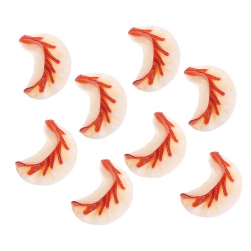 Gatuida 8 Stück Teiliges PVC-Dumpling-deko Realistische Simulation Gebratener Teigtaschen Langlebiges Küchenmodell als Deko für Frühstücksläden Supermärkte und Fotorequisiten Gatuida 8 Stück Teiliges PVC-Dumpling-deko Realistische Simulation Gebratener Teigtaschen Langlebiges Küchenmodell als Deko für Frühstücksläden Supermärkte und Fotorequisiten von Gatuida