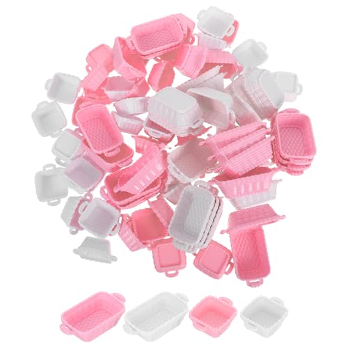 Gatuida 80 Stück Miniatur-Einkaufskorb, Puppenhaus, Mini-Lebensmittelkorb, Spielzeugmodelle, winzige Obst- und Brot-Aufbewahrungsbehälter für Kinder, Rollenspiele Gatuida 80 Stück Miniatur-Einkaufskorb, Puppenhaus, Mini-Lebensmittelkorb, Spielzeugmodelle, winzige Obst- und Brot-Aufbewahrungsbehälter für Kinder, Rollenspiele von Gatuida