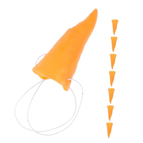 Gatuida 8Stücke Karottennasen für Schneemann Kostüm Prop DIY Kostümparty Zubehör aus Sichere und Komfortable Karottenform für Halloween und Karneval Requisite Gatuida 8Stücke Karottennasen für Schneemann Kostüm Prop DIY Kostümparty Zubehör aus Sichere und Komfortable Karottenform für Halloween und Karneval Requisite von Gatuida
