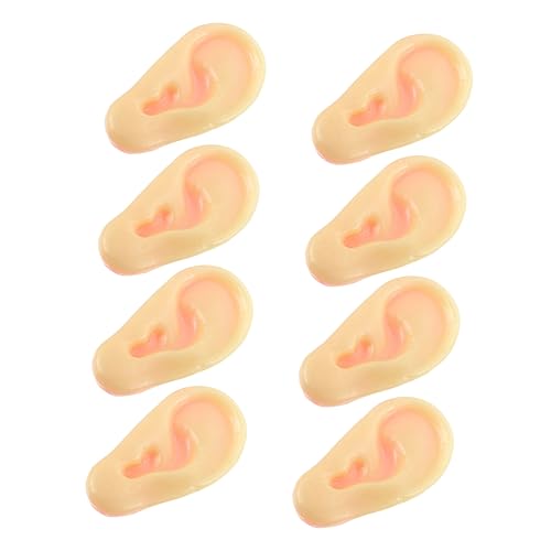 Gatuida 8Stücke Simulierte Ohrmodelle Realistische Streich Requisiten für Gruselige Ohrspielzeuge Hochwertige Elastische Ohrmodelle für Tricks und Dekorationen von Gatuida