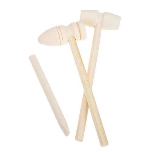 Gatuida 9 Stück Teiliges Robuste Mini holzklöppel rutschfest Ergonomisch Fördert Hand Auge koordination als für Jungen und Mädchen Ab Jahren von Gatuida