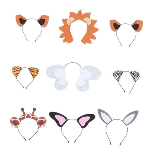 Gatuida 9 Stück Teiliges Tier stirnband Filz Langlebige Cartoon haarreifen mit Niedlichen Tiermotiven für Kinderkostüme Partys Aufführungen und Kreative Verkleidungen Gatuida 9 Stück Teiliges Tier stirnband Filz Langlebige Cartoon haarreifen mit Niedlichen Tiermotiven für Kinderkostüme Partys Aufführungen und Kreative Verkleidungen von Gatuida