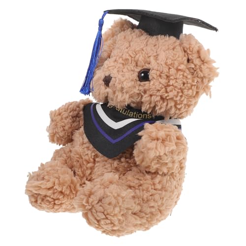 Gatuida Abschlussbär Abschlussbär Puppe Niedlicher Bär Gefüllter Abschlussbär Weiche Flauschige Puppe Abschlussbär Abschluss Teddybär Tierbär Ornament Plüsch von Gatuida
