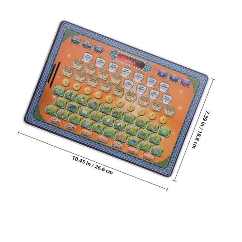 Gatuida Arabisches Tablet für Multifunktionale Sprachlernmaschine mit Umfassenden Quran lektionen Interaktives Pädagogisches für Jungen und Mädchen zur Frühkindlichen Bildung von Gatuida
