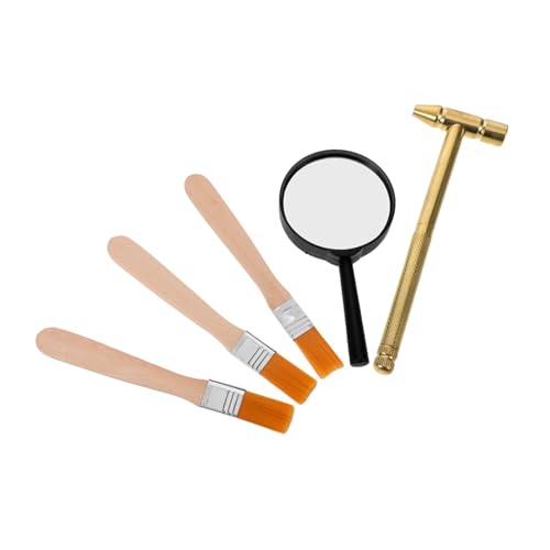 Gatuida Archäologie Grabungsset Teilig mit Hammer Pinsel Meißel und Lupe Lernspielzeug für Motorische Fähigkeiten Wissenschaft und Geschichts Entdeckung Spielerisches Stem Lernset Gatuida Archäologie Grabungsset Teilig mit Hammer Pinsel Meißel und Lupe Lernspielzeug für Motorische Fähigkeiten Wissenschaft und Geschichts Entdeckung Spielerisches Stem Lernset von Gatuida