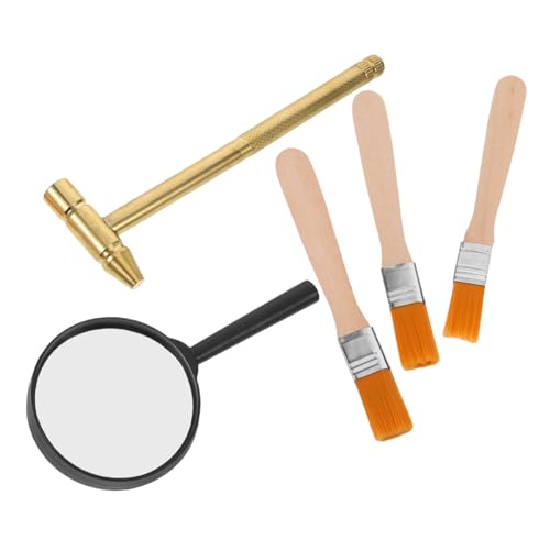 Gatuida Archäologie Grabungsset für Hammer Pinsel Meißel Lupe Teiliges Werkzeugset für Schatzsuche Stem Wissenschaftsspielzeug Jungen Mädchen Gatuida Archäologie Grabungsset für Hammer Pinsel Meißel Lupe Teiliges Werkzeugset für Schatzsuche Stem Wissenschaftsspielzeug Jungen Mädchen von Gatuida