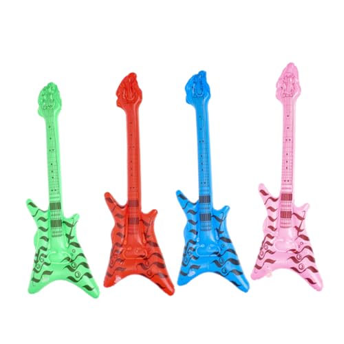 Gatuida Aufblasbare Gitarren-kuchendekoration – Mini-gitarrenmodell Für Kindergeburtstage Partyzubehör Zum Thema Musik von Gatuida