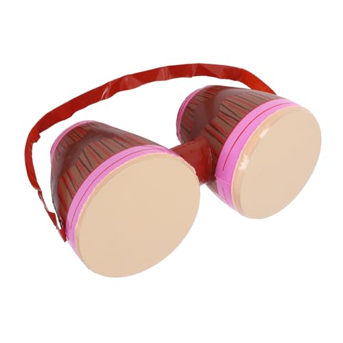 Gatuida Aufblasbare Musikinstrumente PVC Ansai Doppel Waist Drum für Partys Karnevalsveranstaltungen und Geburtstagsfeiern Fördert Rhythmus und Musikalisches Interesse von Gatuida