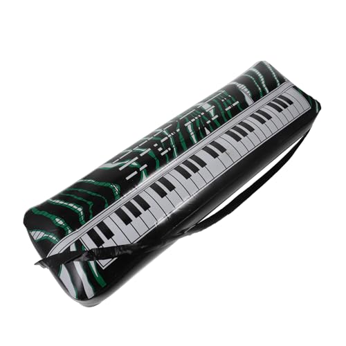 Gatuida Aufblasbares Elektronisches Keyboard Schnelles Aufblasen Wiederverwendbar Robustes PVC Musikinstrument Requisite für Musikfans und Partydekoration von Gatuida