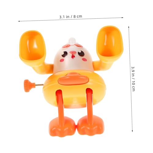 Gatuida Aufziehspielzeug Küken mit Kleines Hüpfendes Huhn Interaktives Wind Up Tier Lustiges Lernspielzeug für Kleinkinder und Mädchen Partygeschenk von Gatuida