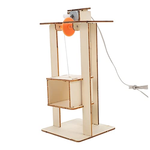 Gatuida Aufzugsmodell DIY Aufzugsmodell DIY Aufzugsspielzeug Lernspielzeug Aufzug Aufzugsmodell Kinderaufzug Aufzugsspielzeug Kinderaufzugsspielzeugmodelle von Gatuida