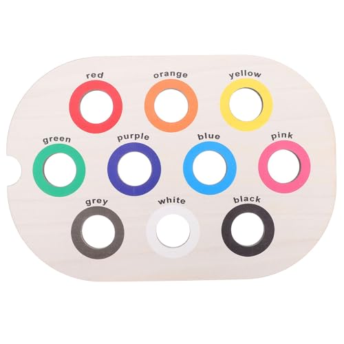 Gatuida Baby-Farbsortierbrett aus Holz, Montessori-Sensorik-Farbabgleichsspiel, Frühlerntablett, Feinmotorik-Spielzeug für Kleinkinder Gatuida Baby-Farbsortierbrett aus Holz, Montessori-Sensorik-Farbabgleichsspiel, Frühlerntablett, Feinmotorik-Spielzeug für Kleinkinder von Gatuida