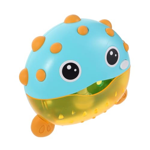 Gatuida Badeblasenmaschine mit Musik Automatische Pufferfisch Bubble Maschine Tragbares Badspielzeug für Kleinkinder Spaßiges Bad und Wasserspielzeug von Gatuida