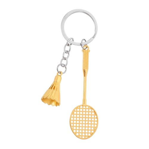 Gatuida Badmintonschläger-schlüsselanhänger Mini-schläger-schlüsselanhänger Badmintontaschen-anhänger Badminton-partydekorationen Badmintonzubehör Golden Zinklegierung Gatuida Badmintonschläger-schlüsselanhänger Mini-schläger-schlüsselanhänger Badmintontaschen-anhänger Badminton-partydekorationen Badmintonzubehör Golden Zinklegierung von Gatuida