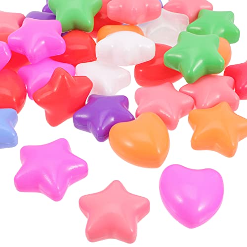 Gatuida Bällebad-Bälle 100 Stück Bruchsicherer Kunststoff Bunte Sternbälle Spielbälle Schwimmende Meeresbälle Für Geburtstagsfeiern von Gatuida