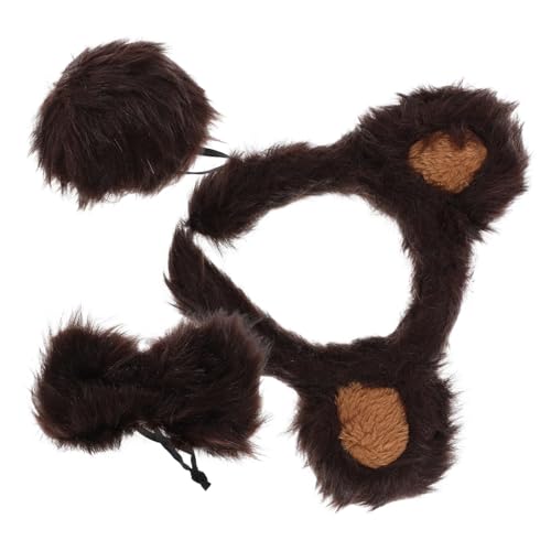 Gatuida Bärenohren Stirnband Animal Costume Zubehör für Cosplay Party Karneval Halloween Verstellbar Leicht und Bequem für Erwachsene Gatuida Bärenohren Stirnband Animal Costume Zubehör für Cosplay Party Karneval Halloween Verstellbar Leicht und Bequem für Erwachsene von Gatuida