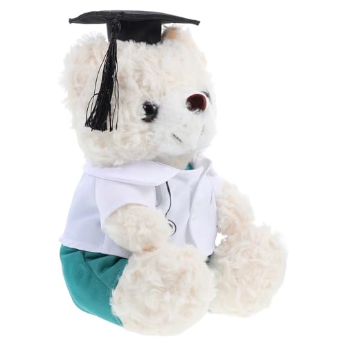 Gatuida Bärenpuppe Abschluss Kuscheltiere Abschluss Kuscheltier Großer Doktorbär Kuscheltier Mini Abschlussbär Abschlussbär Abschlusstier Puppe Abschlusspuppe Plüsch von Gatuida