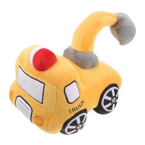 Gatuida Baggerpuppe Autoförmige Plüschpuppe Geburtstagsparty Plüschtiere Geburtstagsparty Ausgestopftes Auto Weiches Auto Plüschtiere Ausgestopftes Auto Cartoon Weiches Auto Kissen Auto von Gatuida