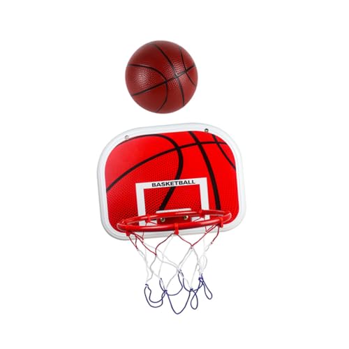 Gatuida Basketballkorb Set Indoor Basketballspielzeug Jungen Zimmer Deko Platzsparend Inklusive Aufblasbarem Ball Einfache Montage Fördert Koordination und Bewegung von Gatuida