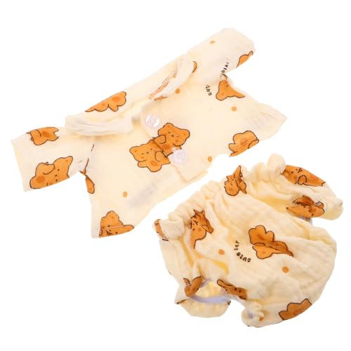 Gatuida Bear Doll Pajamas aus Weiche Schlafanzüge Austauschbare Tierkleidung für Stofftiere Interaktives Accessoire für Kreatives Rollenspiel und Kinderkomfort Gatuida Bear Doll Pajamas aus Weiche Schlafanzüge Austauschbare Tierkleidung für Stofftiere Interaktives Accessoire für Kreatives Rollenspiel und Kinderkomfort von Gatuida