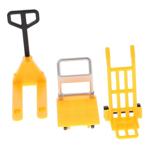 Gatuida Bewegliches mit Kleinem Gabelstapler und Plattformwagen Robustes Lernspielzeug für Handlich und Vielseitig für Kreative und Praktische Nutzung von Gatuida