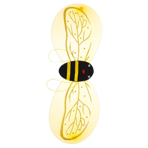 Gatuida Bienenflügel Kostüm für Leichte und Bequeme Bienenkostüm Zubehör für Halloween Schulaufführungen und Feierlichkeiten Vielseitige Flügel für Verschiedene Altersgruppen von Gatuida