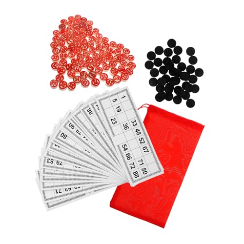 Gatuida Bingo Spiel aus Holz mit Klassischen Bingo Karten und Schach Kompaktes Gesellschaftsspiel für Familien und Partys Interaktives Familienspiel für Altersgruppen von Gatuida