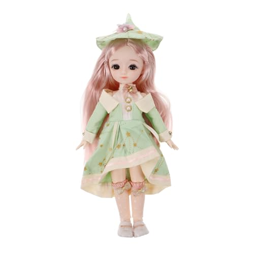 Gatuida Bjd Puppe mit Flexiblen Gelenken Sommerlicher Boho Stil Kleidung Schuhe Hut Sammlerobjekt für Puppenliebhaber Gatuida Bjd Puppe mit Flexiblen Gelenken Sommerlicher Boho Stil Kleidung Schuhe Hut Sammlerobjekt für Puppenliebhaber von Gatuida