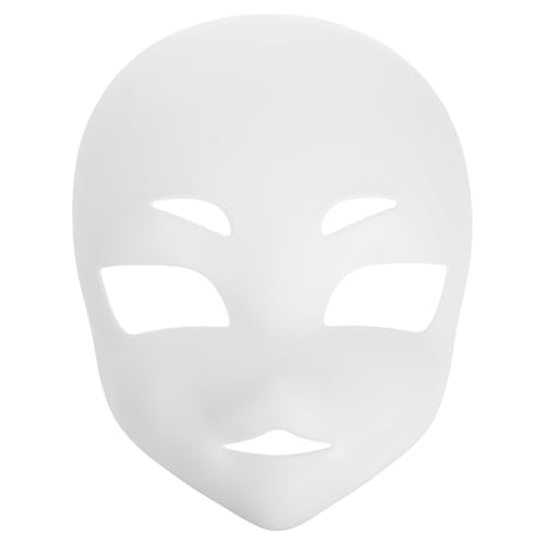 Gatuida Blanko Fursuit Base Fuchs Cosplay Maske Halloween Unbemalte Fuchs Tier Base Gesichtsbedeckung Maske für Halloween Kostüm Maskerade Party Zubehör von Gatuida