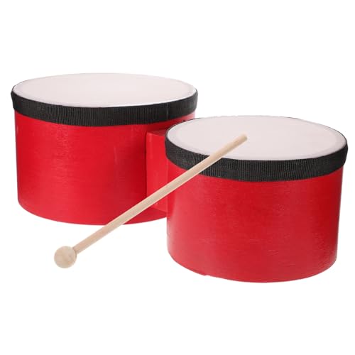 Gatuida Bongoset Percussion Trommel mit Robustes Musikspielzeug für Kleinkinder Jahre Fördert Motorische Fähigkeiten und Musikalische Früherziehung von Gatuida