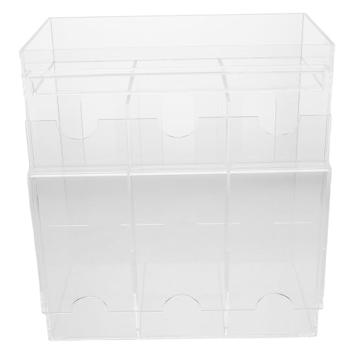 Gatuida Booster-Kartenspender: Sammelkarten-Organizer und Booster-Spender aus Acryl, transparenter Präsentationsständer für Namens-Sportsortiertablett von Gatuida