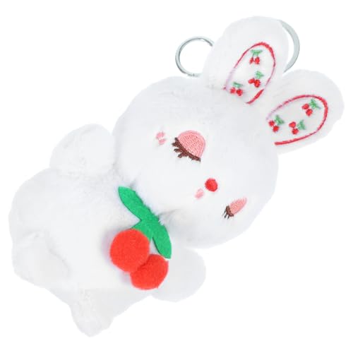 Gatuida Bunny Schlüsselanhänger Plüsch Tierchen Dekorative Anhänger für Taschen und Schlüssel Süße Kaninchenform Vielseitig Einsetzbar für Mädchen von Gatuida