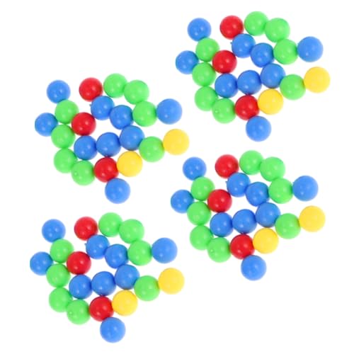 Gatuida Bunte Spielmurmeln Ersatzbälle für Hippo Spiel Kinderspielzeug Lernspielzeug Tischspiel Marbles für Eltern Junge Mädchen Interaktion Zufällige Farbe Zufällige Farbe von Gatuida