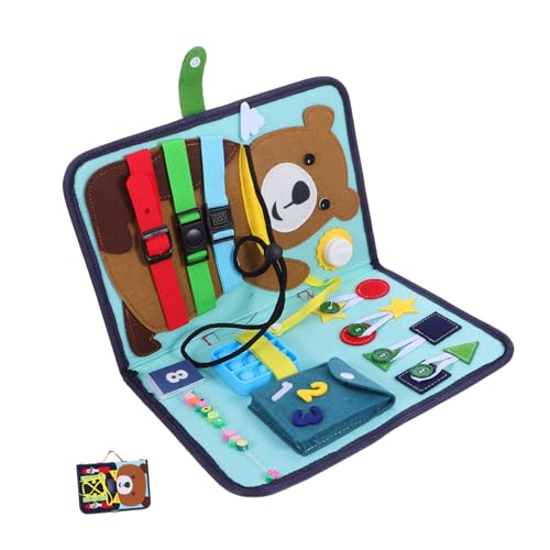 Gatuida Busy Board Montessori-Spielzeug Für Kleinkinder, Busy Book, Sensorisches Spielzeug, Pädagogische Lernaktivitäten Für Mädchen Und Jungen, Erlernen Der Feinmotorik, Reiseutensilien Gatuida Busy Board Montessori-Spielzeug Für Kleinkinder, Busy Book, Sensorisches Spielzeug, Pädagogische Lernaktivitäten Für Mädchen Und Jungen, Erlernen Der Feinmotorik, Reiseutensilien von Gatuida