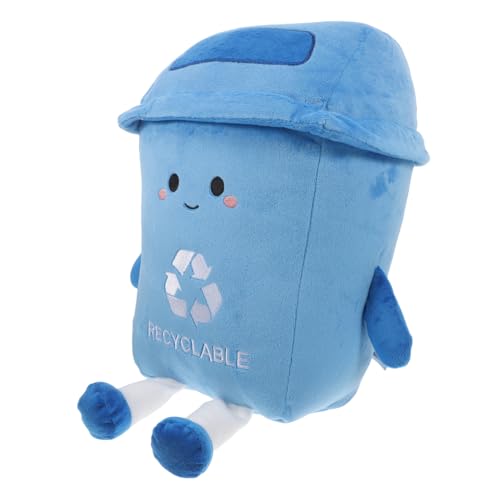 Gatuida Cartoon Mülleimer Kissen Kissen Tier Körperkissen Dekokissen Kuscheltierkissen Körperkissen Süßes Lesekissen Für Blau Plüsch von Gatuida
