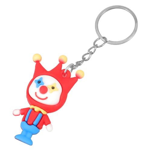 Gatuida Clown-Puppen-Schlüsselanhänger Schlüsselbund für die Tasche Plüsch-Schlüsselanhänger Reize lustige schlüsselanhänger süßer schlüsselanhänger Geldbörse Figuren-Schlüsselanhänger von Gatuida
