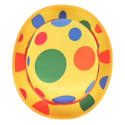 Gatuida Clownhut Halloween Kostüm Zubehör Langlebig Leicht Bequem Erwachsene Teenager Karneval Party Bühnenperformance Gatuida Clownhut Halloween Kostüm Zubehör Langlebig Leicht Bequem Erwachsene Teenager Karneval Party Bühnenperformance von Gatuida