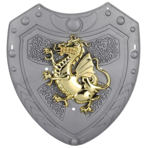 Gatuida Cosplay Drachenschild aus Leichtem Robustes Party Bühnenrequisit für Jungen und Mädchen Mittelalterliches Verkleidungsspielzeug Einheitsgröße für Kostüm Themenpartys Gatuida Cosplay Drachenschild aus Leichtem Robustes Party Bühnenrequisit für Jungen und Mädchen Mittelalterliches Verkleidungsspielzeug Einheitsgröße für Kostüm Themenpartys von Gatuida