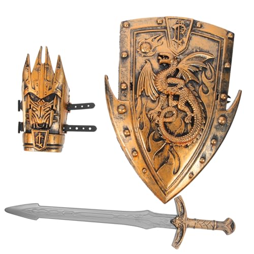 Gatuida Cosplay Helm Schild aus Leichtem Kunststoff Langlebig und Bruchsicher Geeignet als Rollenspiel Zubehör für Jungen Halloween Fasching Bühne von Gatuida