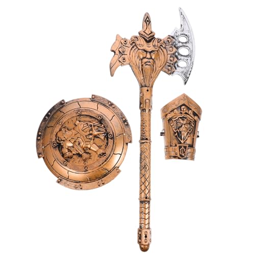 Gatuida Cosplay Teiliges Mittelalterliches Rüstungsspielzeug für Jungen und Mädchen Realistische Nachbildung Geeignet für Rollenspiele Halloween und Kostümpartys von Gatuida