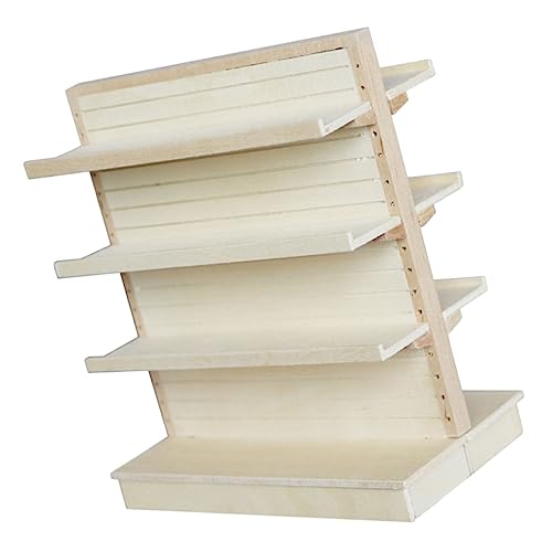 Gatuida DIY Bastelset Supermarkt Regal Modell Robust und Dekorativ Geeignet für Puppenhaus Kaufladen und Miniaturmöbel Sammler Gatuida DIY Bastelset Supermarkt Regal Modell Robust und Dekorativ Geeignet für Puppenhaus Kaufladen und Miniaturmöbel Sammler von Gatuida