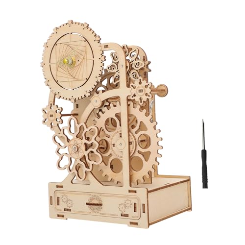 Gatuida DIY Holz Puzzle Musikbox mit Mechanischem Handlicher Stiftehalter Kindersicheres Material Glatte Oberfläche Pädagogisches Bastelset für Erwachsene und Dekoratives Schmuckstück von Gatuida