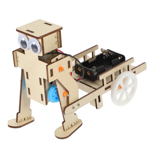 Gatuida DIY Holzroboter Bausatz aus Sicherem Holzmaterial Selbst Zusammenbaubar mit Motor Fördert Eltern Junge Mädchen zusammenarbeit Wissenschaftsspielzeug für Ab Jahren Lernspielzeug Gatuida DIY Holzroboter Bausatz aus Sicherem Holzmaterial Selbst Zusammenbaubar mit Motor Fördert Eltern Junge Mädchen zusammenarbeit Wissenschaftsspielzeug für Ab Jahren Lernspielzeug von Gatuida