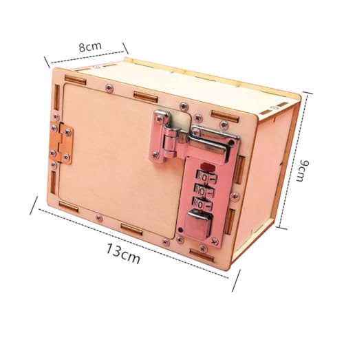 Gatuida DIY Mechanischer Passwortkasten Bausatz für Pädagogisches Lernspielzeug zur Praktischer Fähigkeiten und Gehirntraining mit Komplettset Materialien von Gatuida