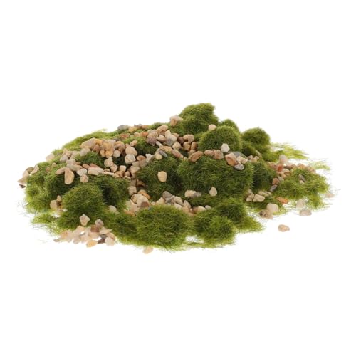 Gatuida DIY Mikro Landschaft Gras und Stein Künstlicher Grasrasen für Modellbau Garten Dekoration Blumenvasen Diorama Modellbau Geeignet für Pflanzendekor und Miniaturlandschaften von Gatuida