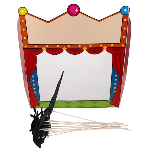 Gatuida DIY Schattenpuppen Bastelset für Kreatives Wissenschaftsexperiment Shadow Theater Kit Puppenspiel mit Hintergrund Fördert Handwerk Geschichtenerzählen und Wissenschaftliche von Gatuida