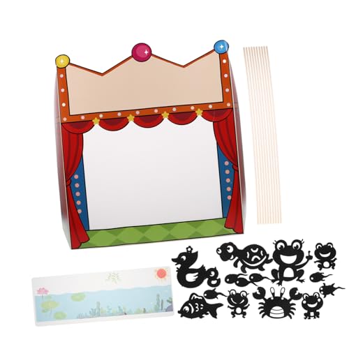 Gatuida DIY Schattenpuppen Set für Kreatives Wissenschaftliches Experimentier Kit Handgefertigte Schattentheater Puppen Fördert Geschichtenerzählen und Naturwissenschaftliches Lernen von Gatuida