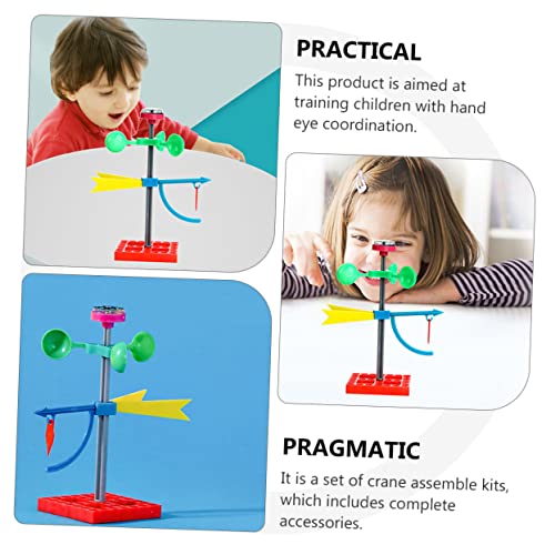 Gatuida DIY Windfahnen Bausatz für Stem Lernspielzeug Windkraft Modell zum Zusammenbauen Kreatives Montessori Wissenschaftsspielzeug für Grundschüler Fördert Handgeschick und von Gatuida